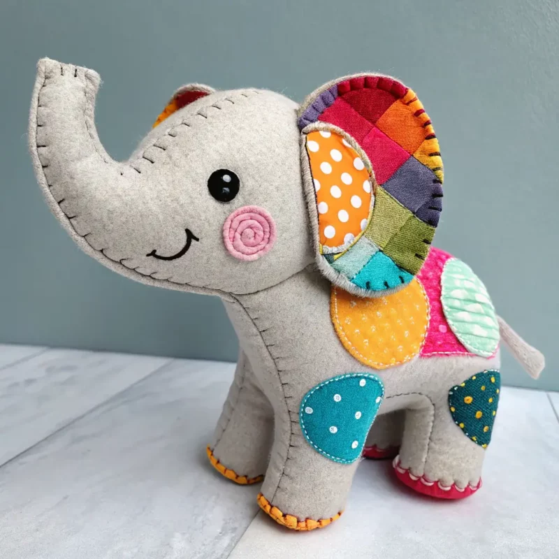 Plush Dog Toy - Elephant